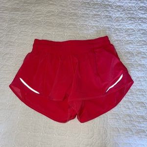 HOT PINK LULULEMON HOTTY HOT SHORTS
